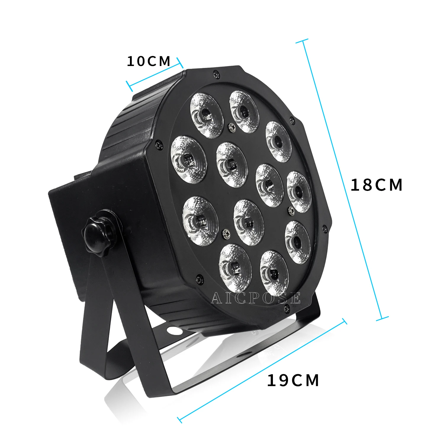 4Pcs/Lots 12x12W RGBW 4 in 1 LED Par Light 12x18W RGBWA+UV 6 in 1 Wireless Remote Control Stage Light DJ Disco Light