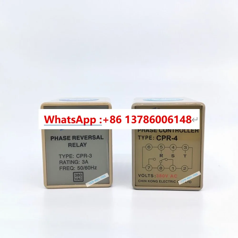 Original 380V Reversed-Phase Protector CPR-3/CPR-4 Mold Temperature Machine Anti-Reverse Relay
