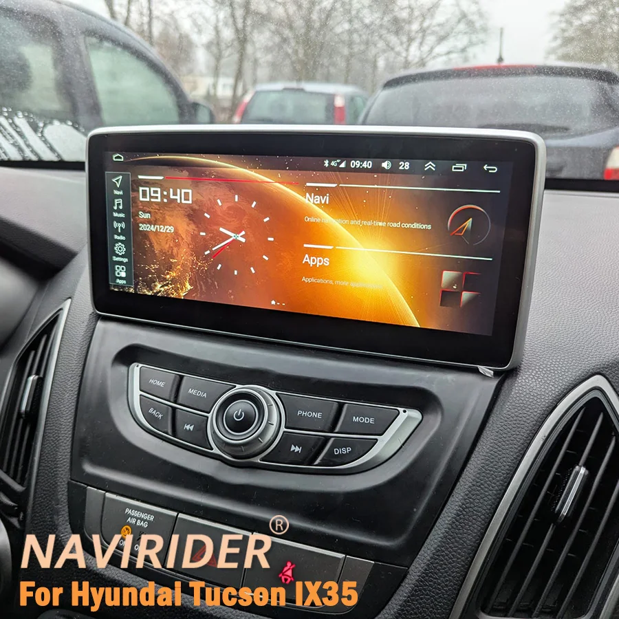 256G Android 13 IPS Screen Car GPS Carplay For Hyundai Tucson IX35 2009 2015 2din Radio Multimedia Video Player Tape Recorder