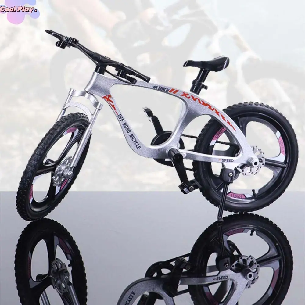 Verjaardagscadeau 1:8 Schaal Mini Fietsmodel Simulatie Ornament Mountainbike Speelgoed Miniatuur Diecast Road BMX Fietsmodel Kinderspeelgoed