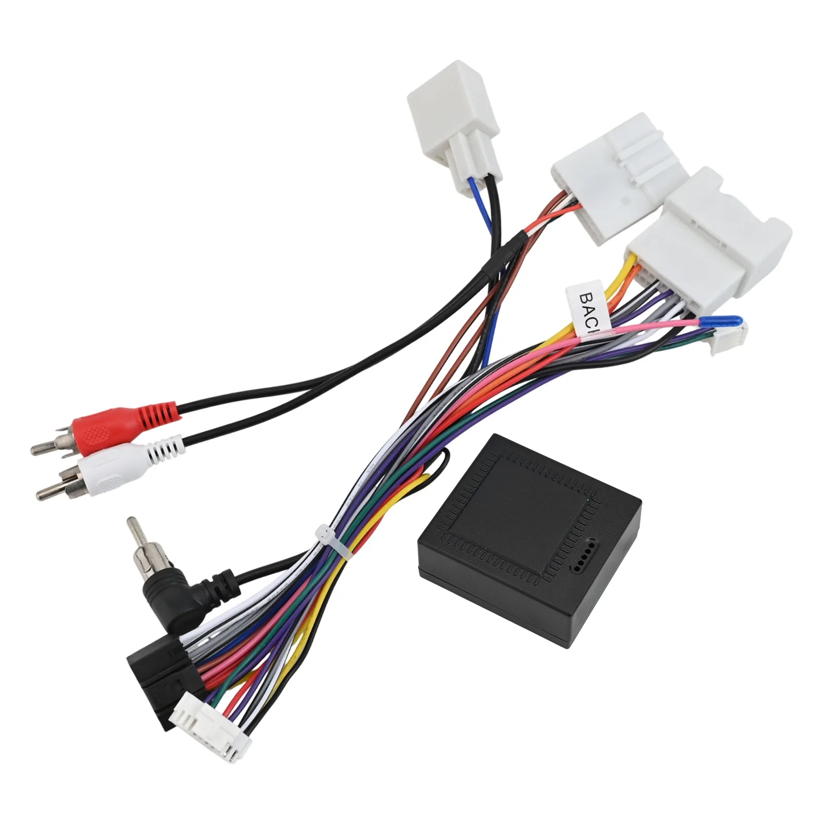 Car Audio Connector CANBUS Box Black Made Of ABS PC Materials No Deformation Practical And Reliable Quick Installation