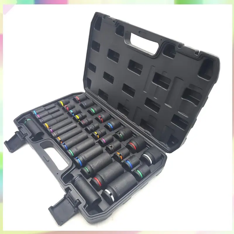 

B23B Impact Hex Bit Socket Car Repair Sleeve Tool Socket Group Maintenance Short Socket Hexagon Screwdriver