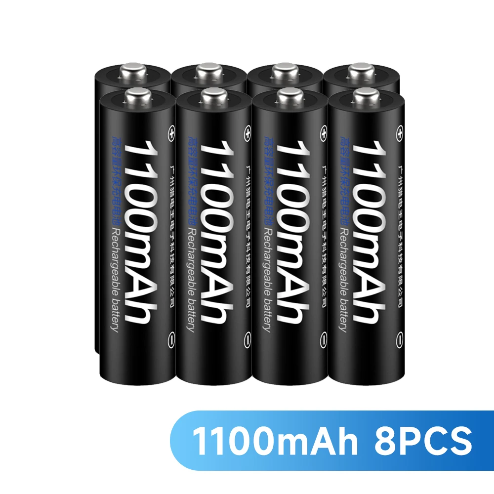 PALO 1,2 V AAA NI-MH-Akku, 1100 mAh, für Elektrorasierer/Taschenlampe/Notbeleuchtung/drahtloses Telefon