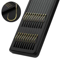 20pcs No Barbs Fishing Hooks with Line Super Quick Penetration Fishing Hook Tools Tie Nylon Line for Carp Grass Carp Crucian