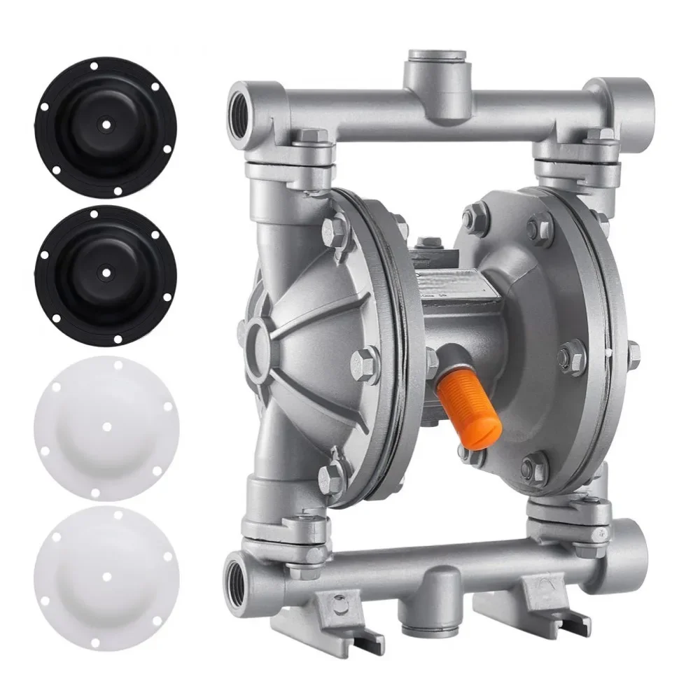 Air Operated Double Diaphragm Pump 1/2 Inch Aluminum Waste Oil Transfer Pump