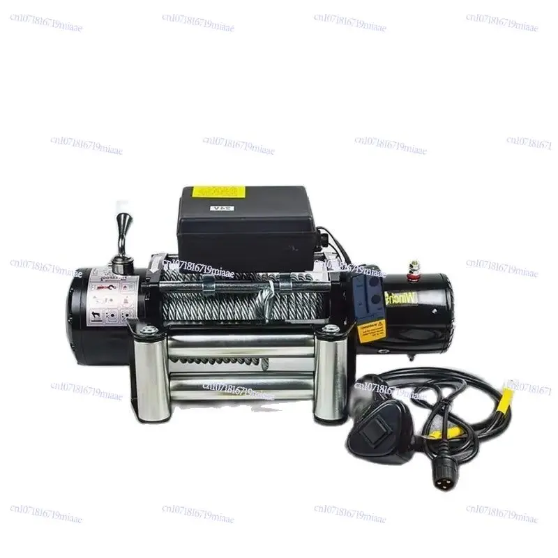 

12V/24V 3500 Lbs Winch Car Tuning Electric Winch 12/24V Handle/wireless Wire Rope ATV Winches for BeachBugg