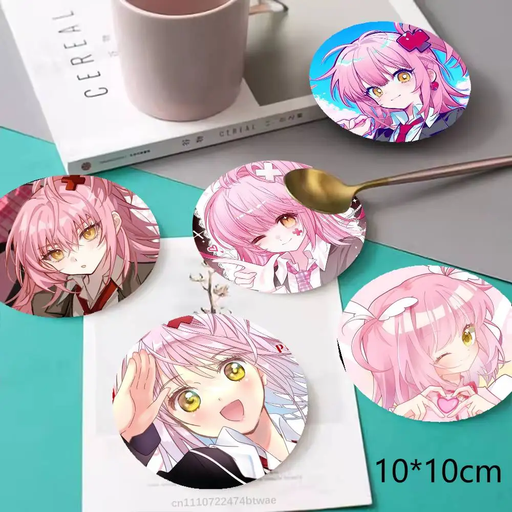 Amu Hinamori Guardian C-Characters Wooden Coaster Set, A Must-Have For Holiday Parties, Suitable For Bars, Offices