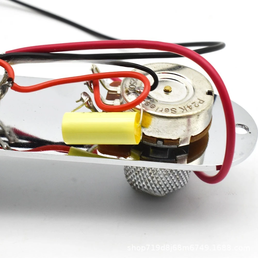 لوحة تحكم بمفتاح ثلاثي الاتجاهات مع مقياس جهد 1 فولت 1 نغمة للجيتار الكهربائي، بديل لـ Strat Tele