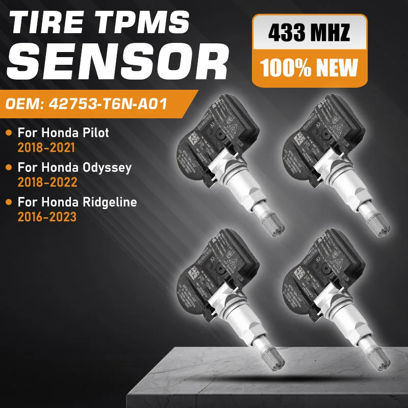 

1/4PCS Car TPMS For Honda Pilot Honda Odyssey 2018 2019 2020 2021 2022 Honda Ridgeline 2016-2023 Tire Pressure Monitoring Sensor