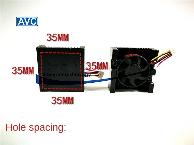 DIY Pengda Blueprint New Mute 4015 4115 4cm 5V with Cooling Fin Mobile Phone Cooling Fan