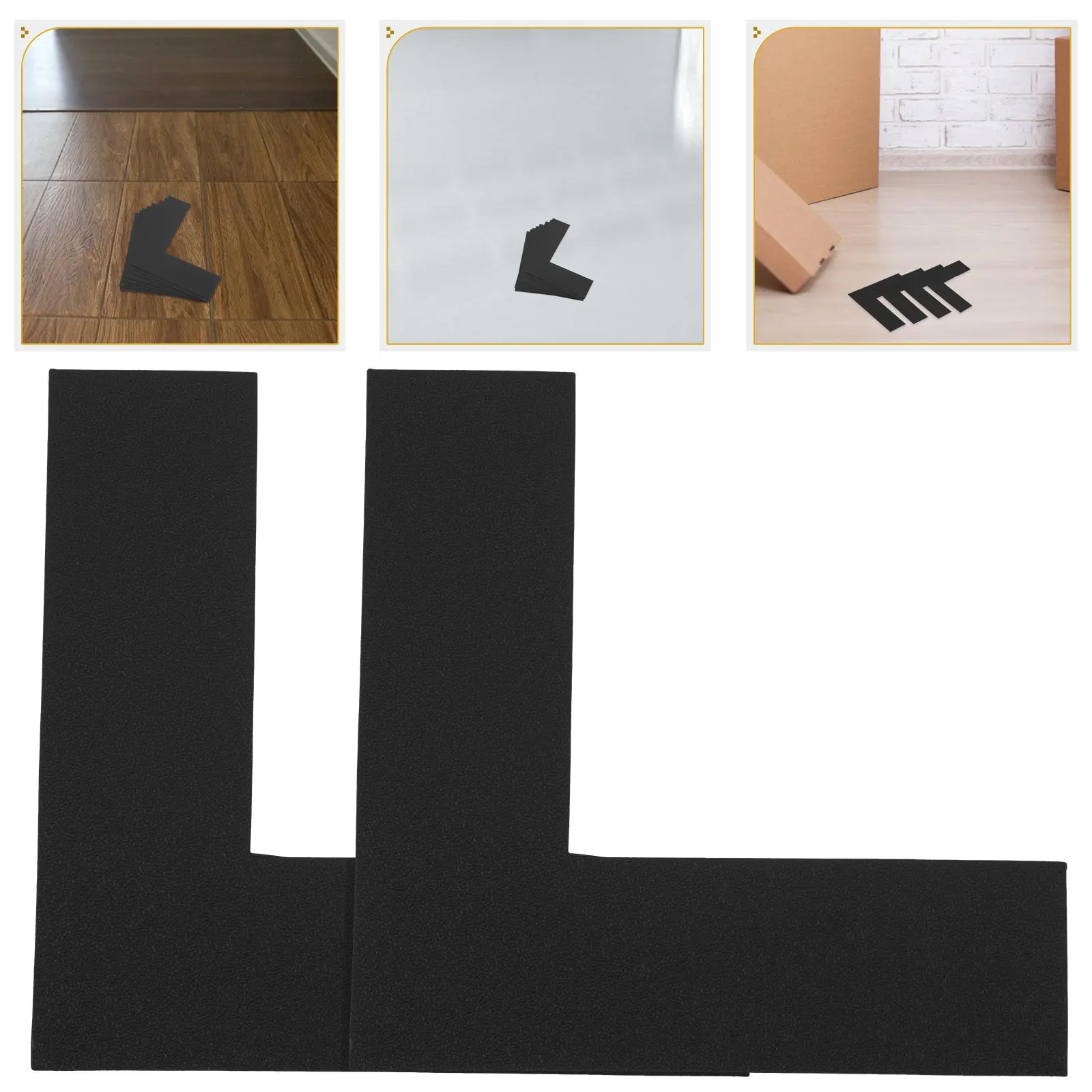 

8Pcs Floor Positioning Sign L Shaped Wear Resistant Anti Slip Markers for Warehouse Office Concrete Floors Location Marking