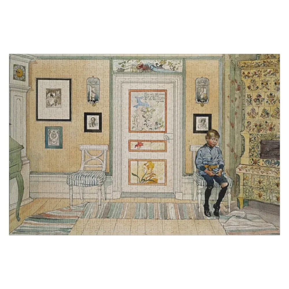 

In the Corner - Carl Larsson Jigsaw Puzzle Personalized Personalised Name For Children Puzzle