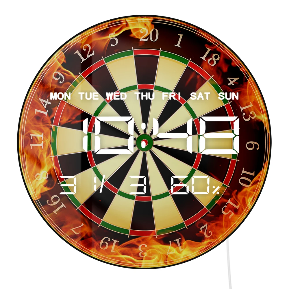 Flaming Dart Board …