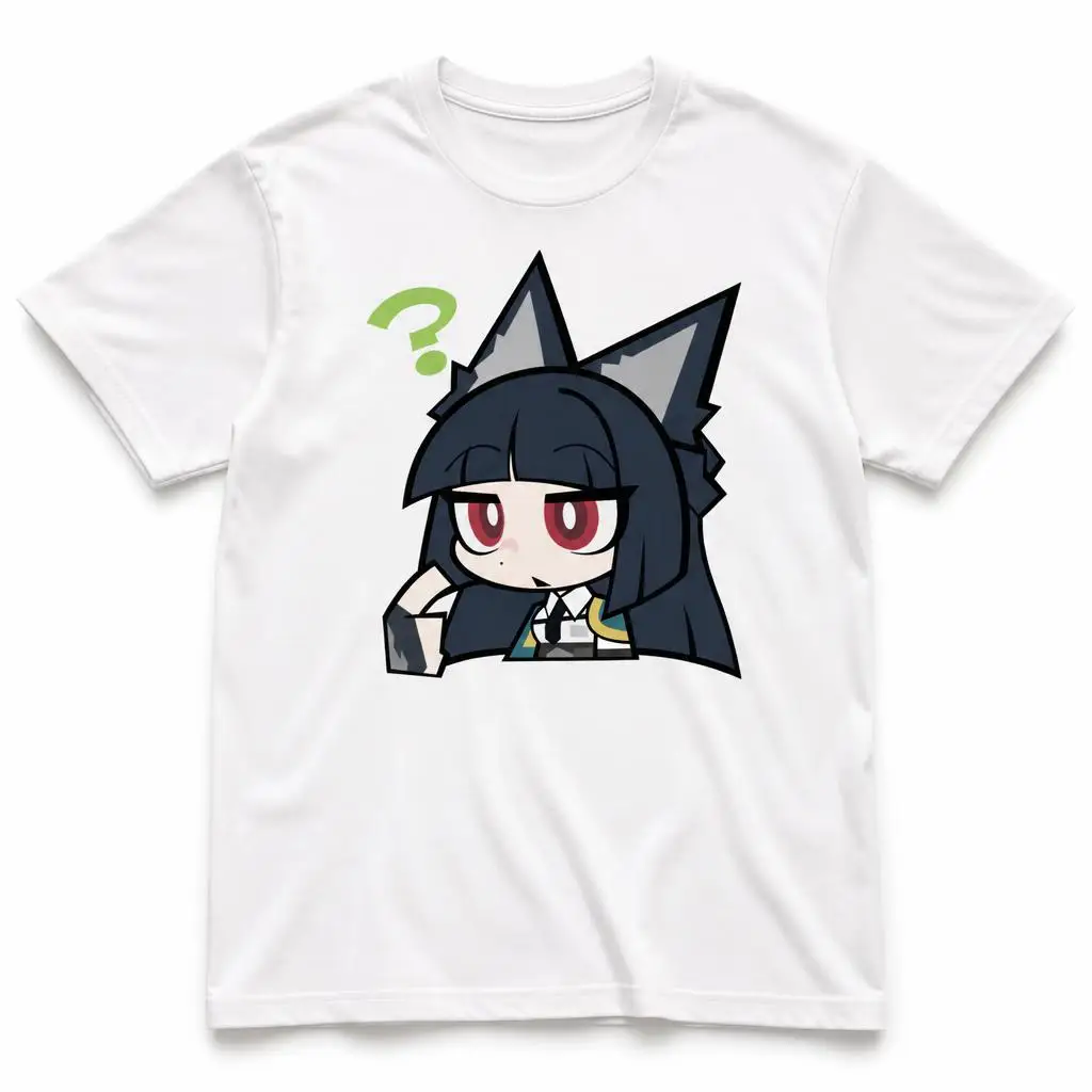 Zenless Zone Zero Miyabi T-Shirts for Men Pure Cotton Tees Round Collar Short Sleeve T Shirts