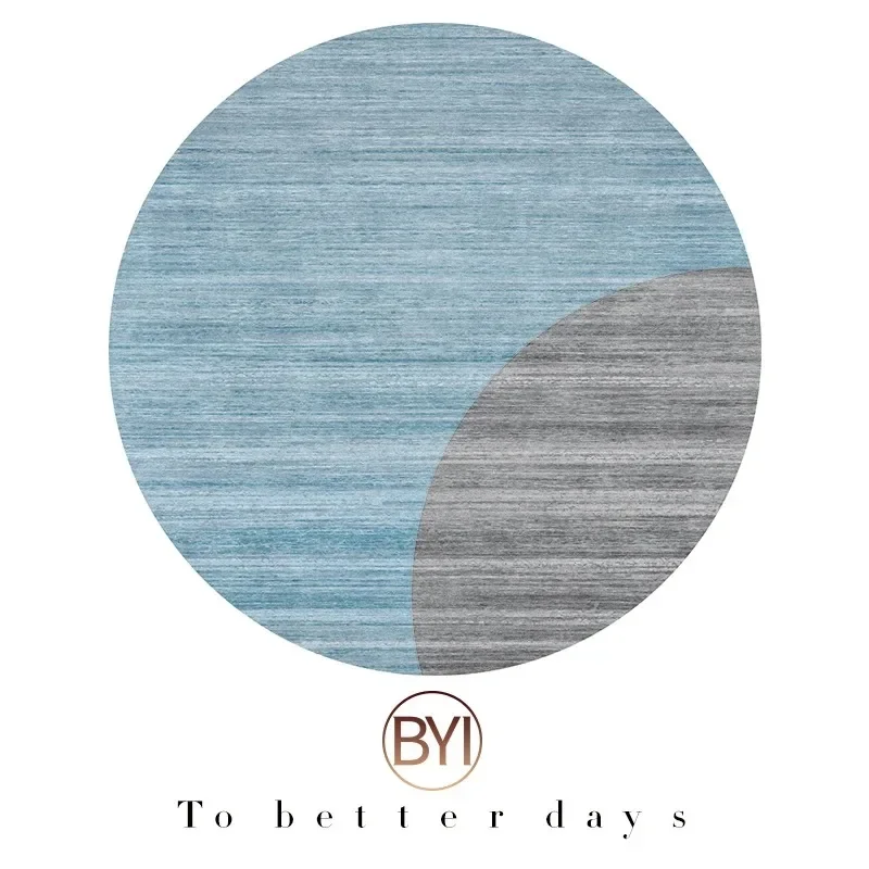 Circular Room, Bedroom, Office - Anti-Slip Aesthetic Rug for Sofa, Balcony, Home Decor