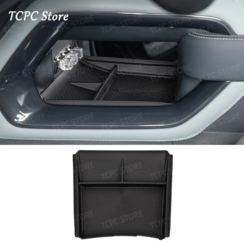 

For BYD Formula Leopard 5 Denza B5 Center Console Storage Tray Car Central Lower Layer Box Organizer Accessories Tidying