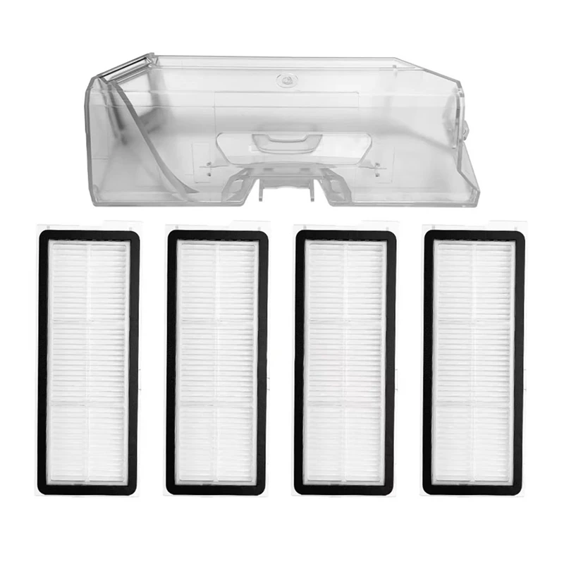 

Y26A New For Roborock Q Revo Maxv / P10 Pro Dust Bin Dust Box Hepa Filter Robot Vacuum Cleaner Accessory Part Spare