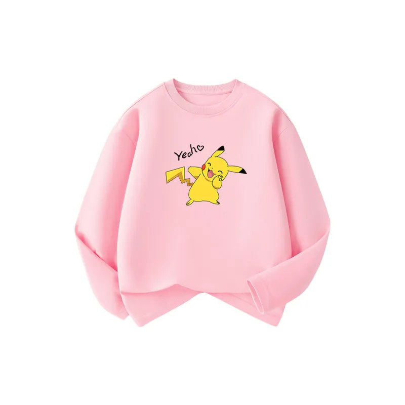 camiseta-infantil-pokemon-100-algodon-2025--camiseta-pikachu-de-manga-larga-con-cuello-redondo-para-ninos-top-de-capas-suaves-para-otono