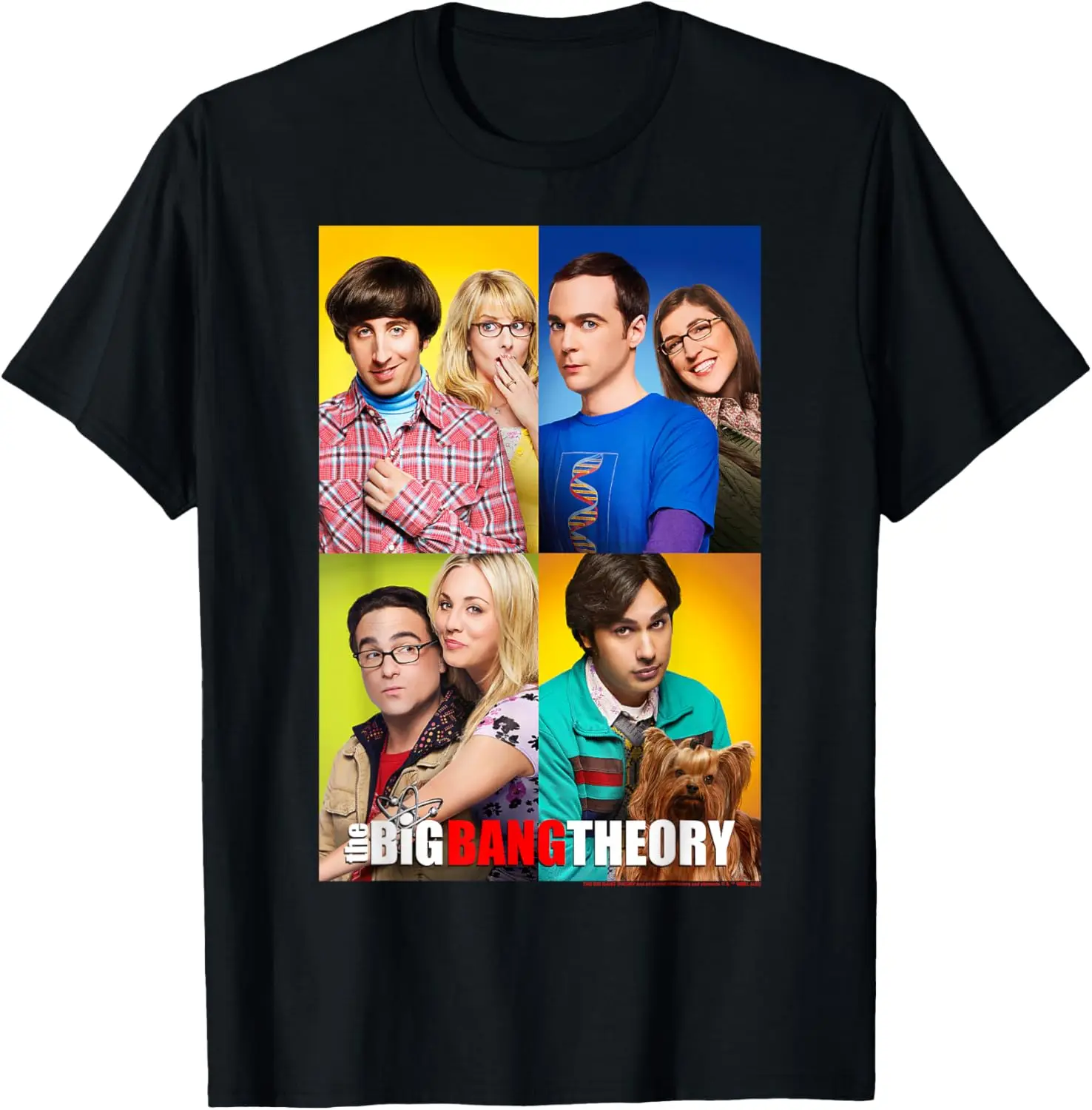 Het Big Bang Theory Group Shot Box Up T-shirt