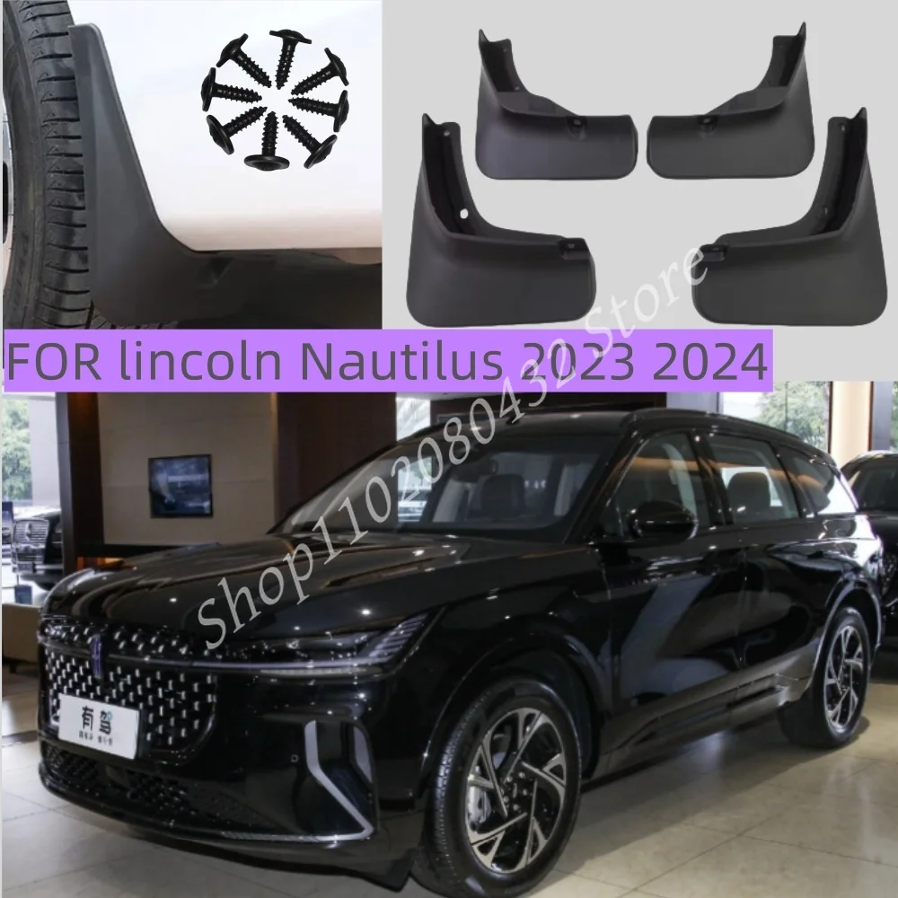

FOR lincoln Nautilus 2023 2024 Mud Flaps Guard Splash Mudguard Fender Mudflaps Car Accessories Front Rear 4pcs