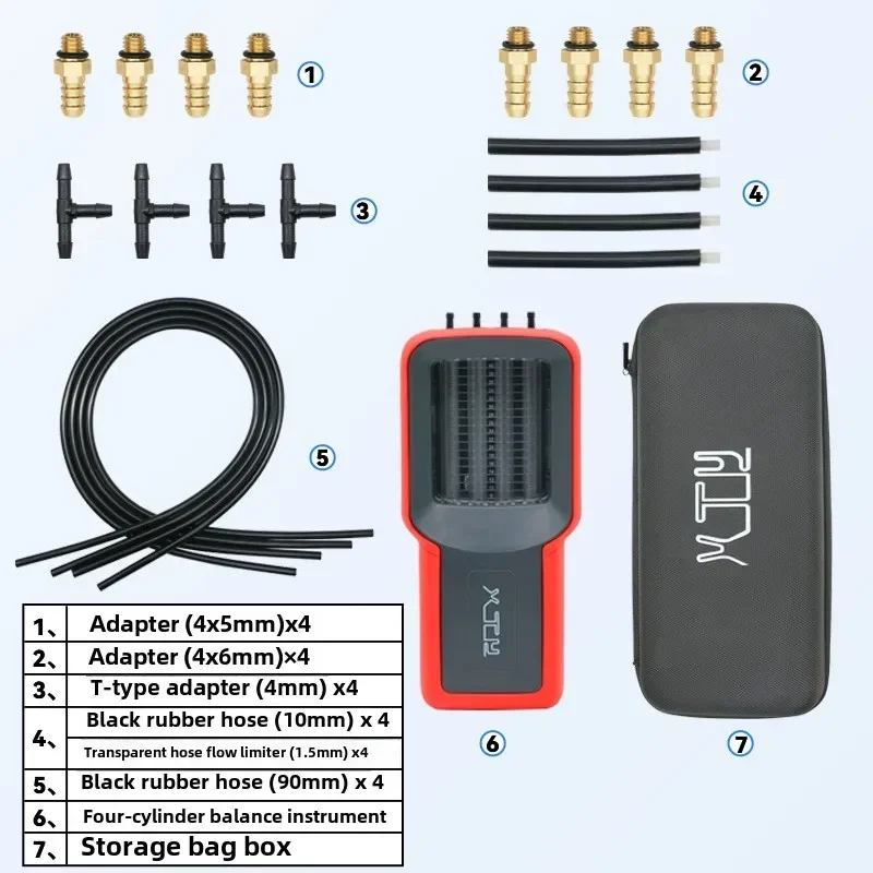 

Durable4Cylinder Motorcycle Carburetor Universal Synchronizer Kit Vacuum Balancer Gauge Synch Guage Set Synchronisation Balancin