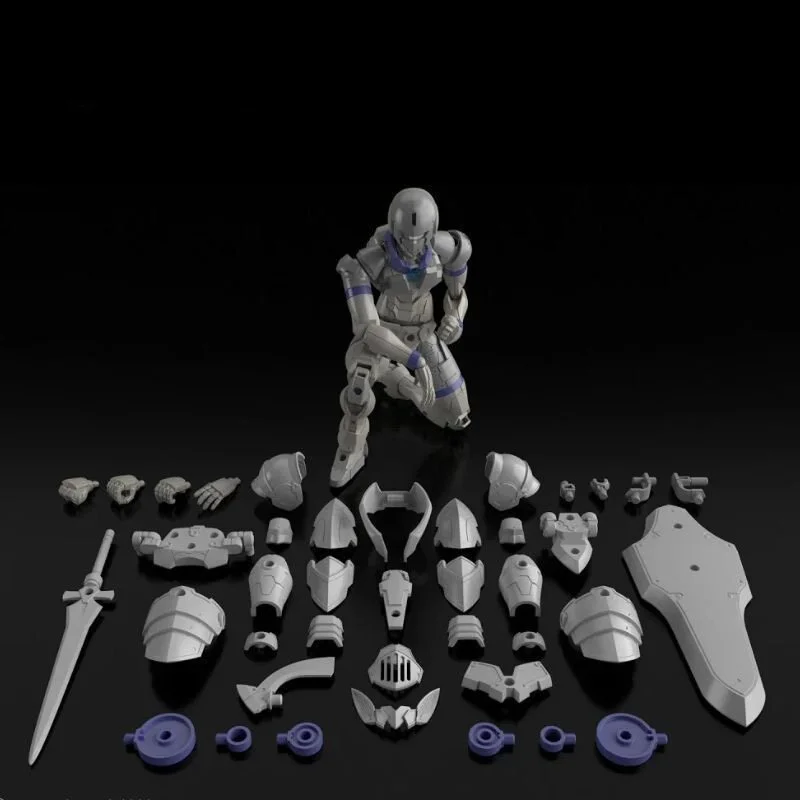Yulongfang Mecha Bausatz Ko30mf Fantasy-Serie Libel Knight Weiß Verbesserte Basisversion Geschenke für Erwachsene Hobby-Sammler