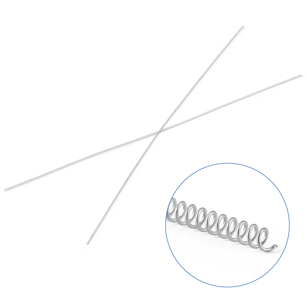 2 teil/beutel AZDENT Dental Kieferorthopädische NiTi Schließen Frühling Elastische Schraubenfedern Kieferorthopädische 0,008/0,010/0,014 "180mm Zahnmedizin Material – Detail 8