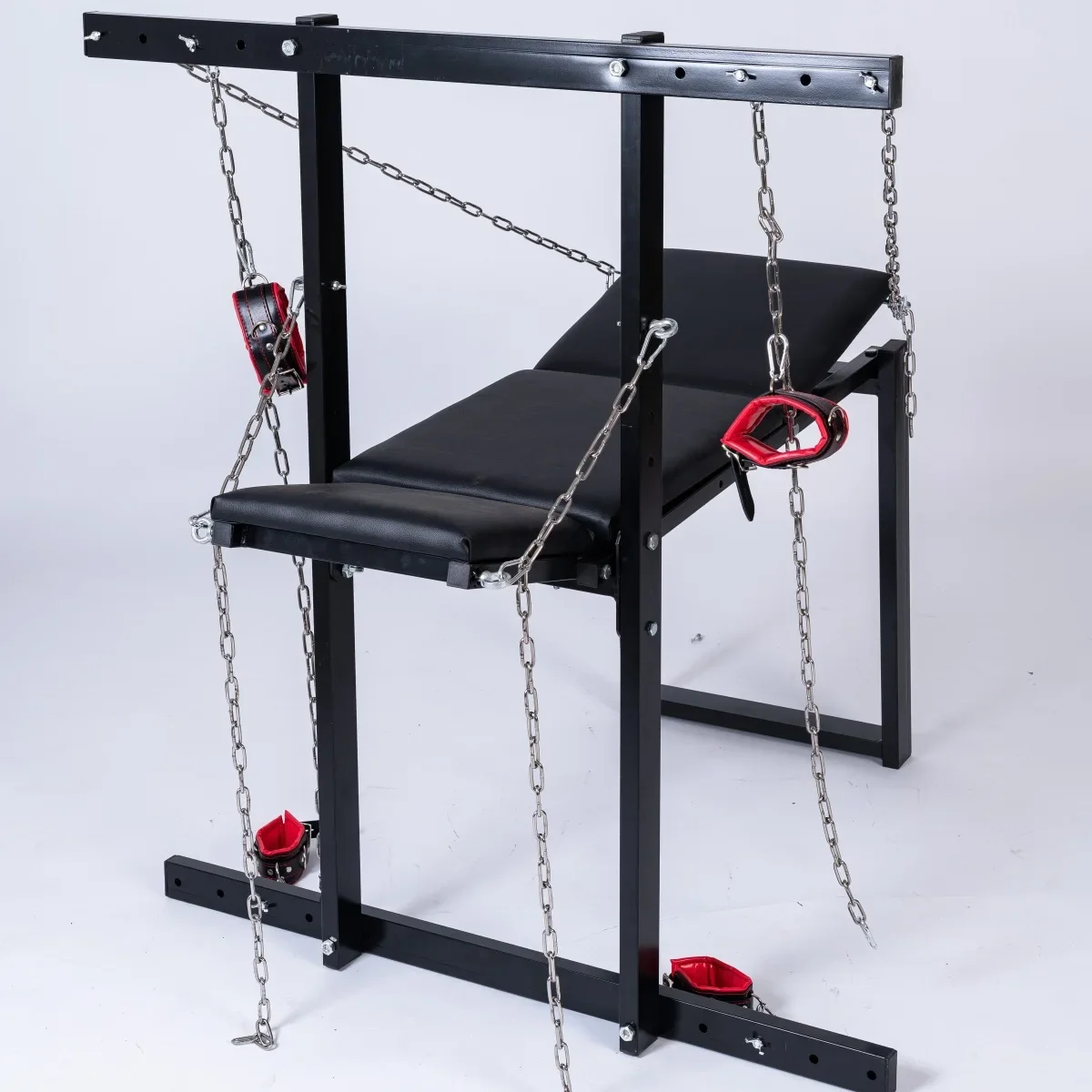 

Sexual Chair Bdsm Furniture Slave Training Lower Body Forced Open Leg Bondage Restraints Frame Adjustable Sex Bed Adult Supplies