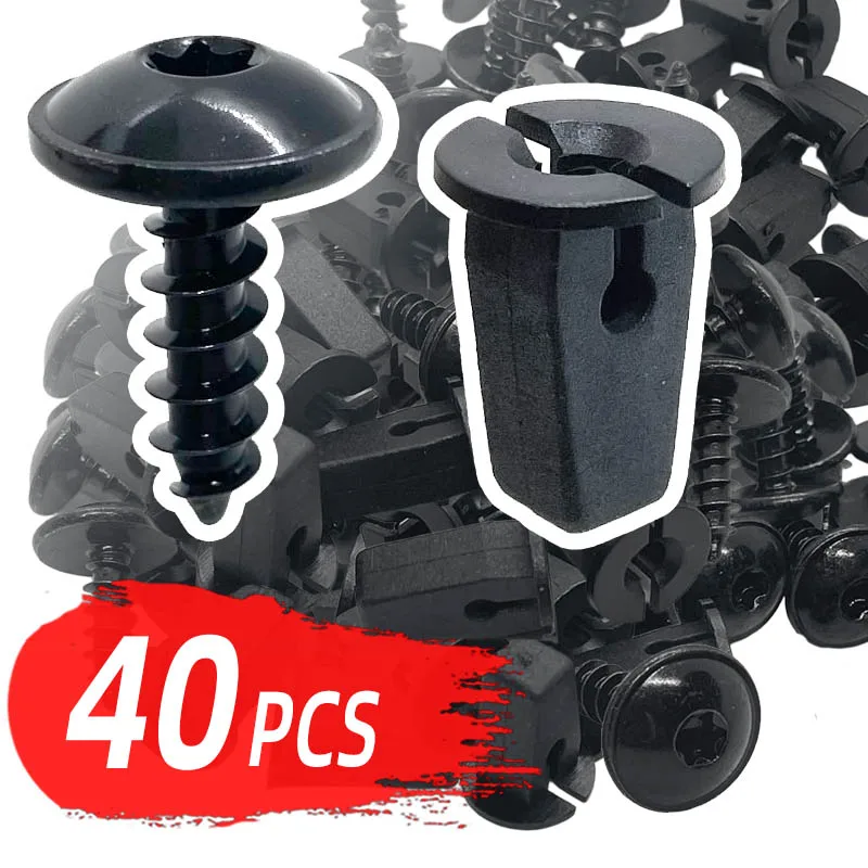 Tornillos de Montaje para Chasis y Embellecedores VW, Base Torx, para Parachoques, Guardabarros, Faldones Antisalpicaduras y Fijación de Embellecedores Inferiores