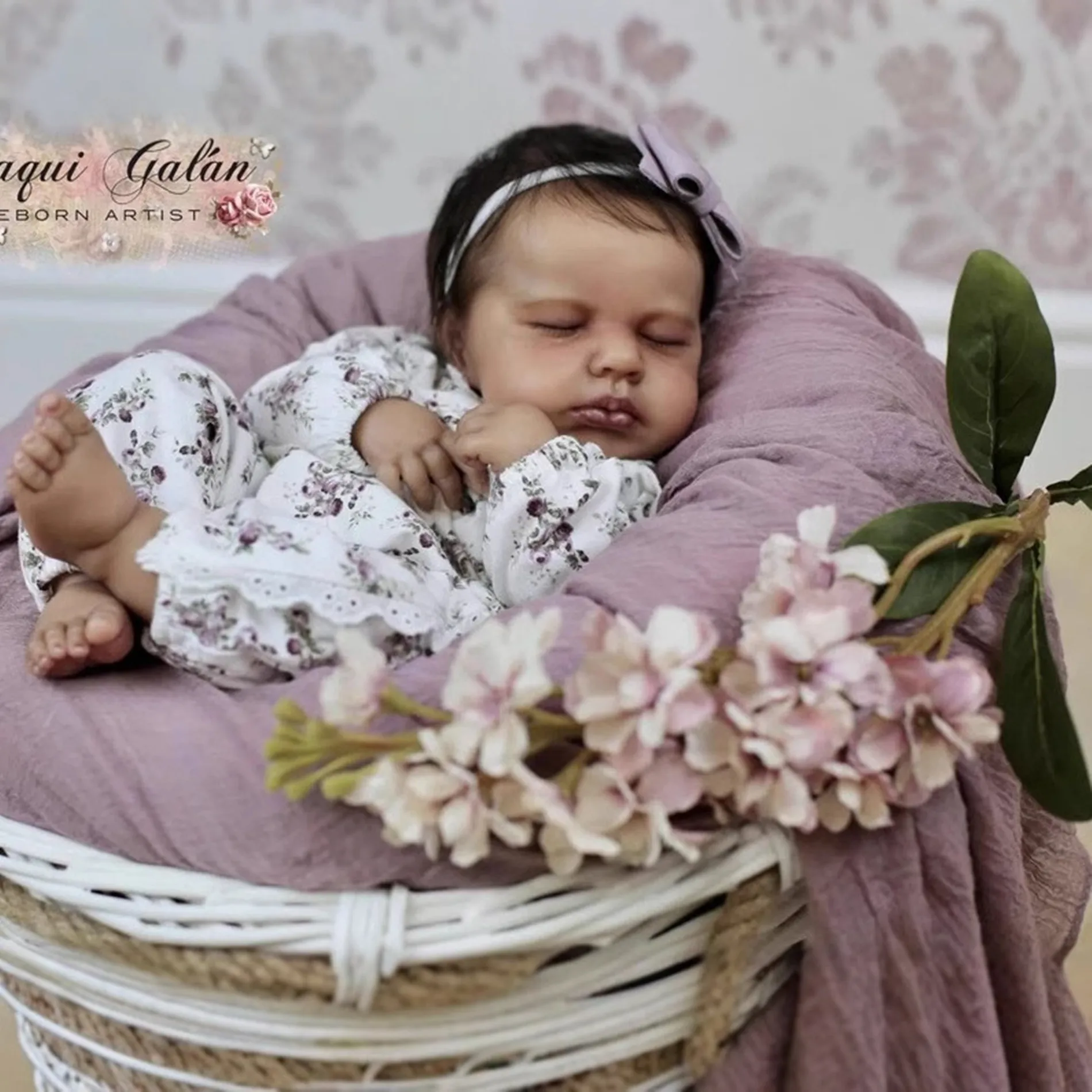 

Loulou 19-дюймовый силиконовый виниловый неокрашенный комплект куклы реборн, реалистичный свежий цвет, незавершенный неокрашенный пустой комплект куклы с тканевым корпусом