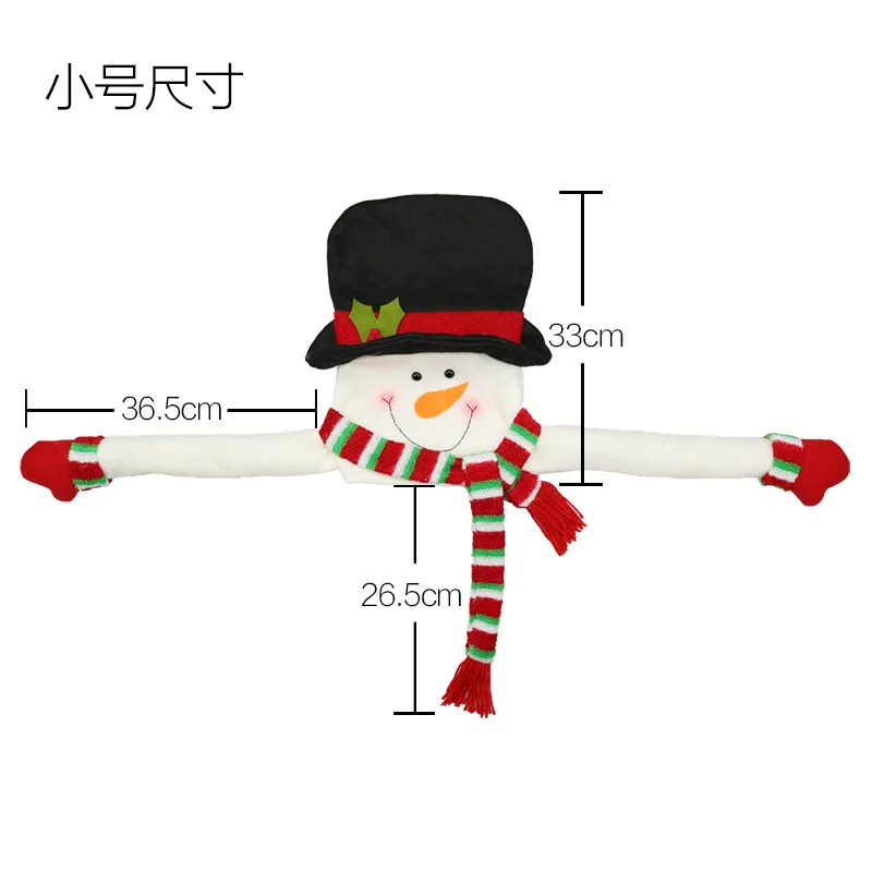 30cm Christmas Tree Top Decorations Santa Claus Snowman Doll Christmas Tree Hat Felt Ornaments For Xmas Tree Happy New Year 2026