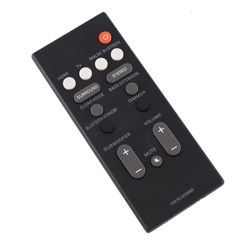 Accessories Remote Control FSR78 ZV28960 For Yamaha YAS-106 YAS-207 ATS-1060 YAS-107 ATS-1070 Bluetooth Soundbar System