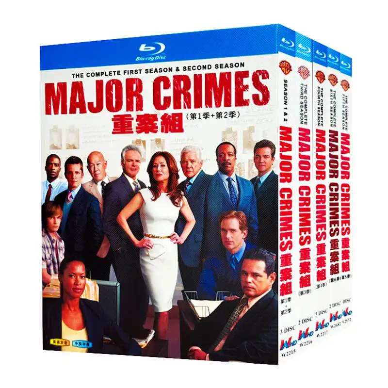 

Blu-ray Ultra HD US TV Series The Closer Seasons 1–7 Box Set with English and Traditional Chinese Subtitles