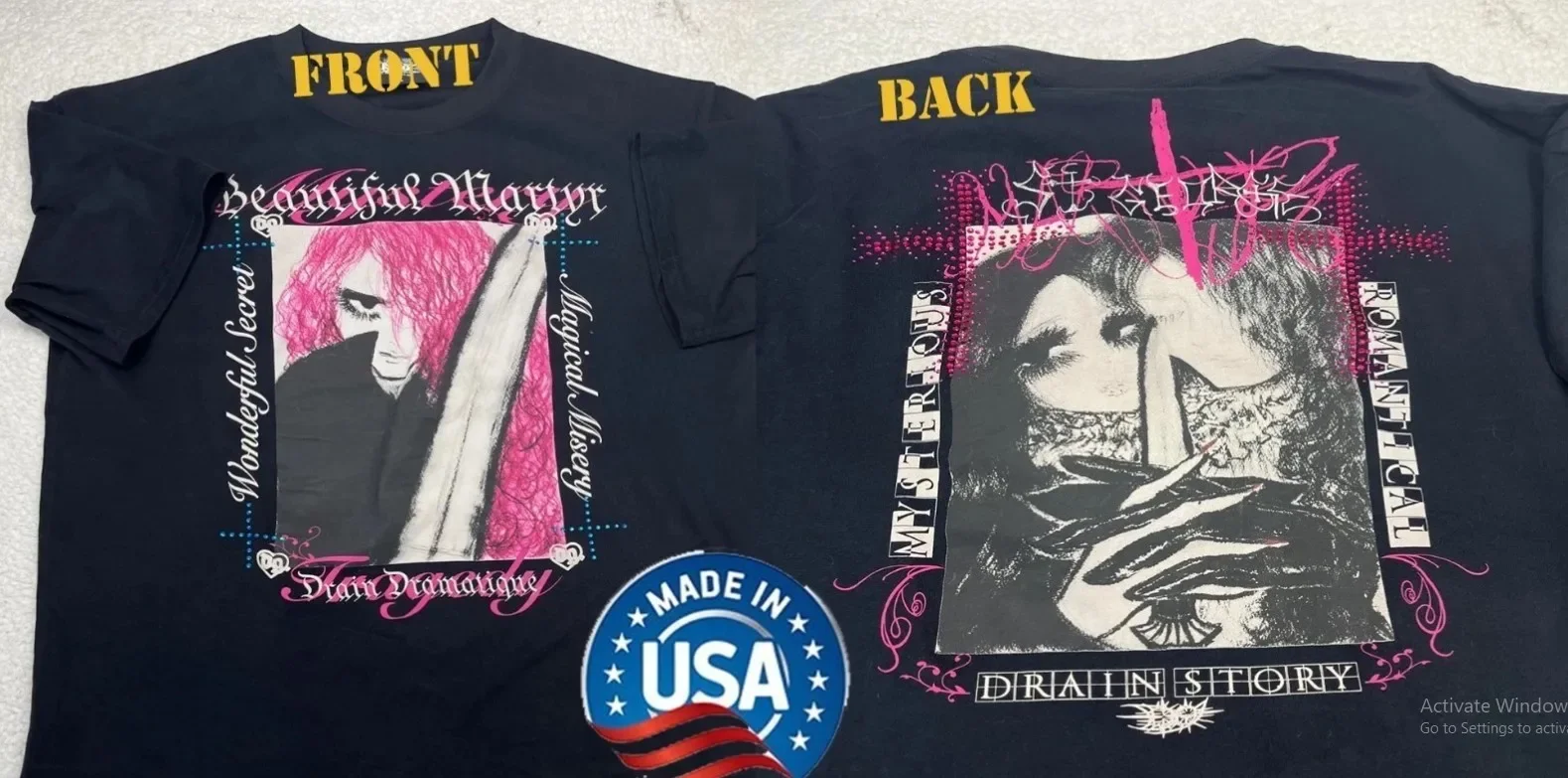 New!!! Bladee Beautiful Martyr Tour T-shirt, size S-5XL