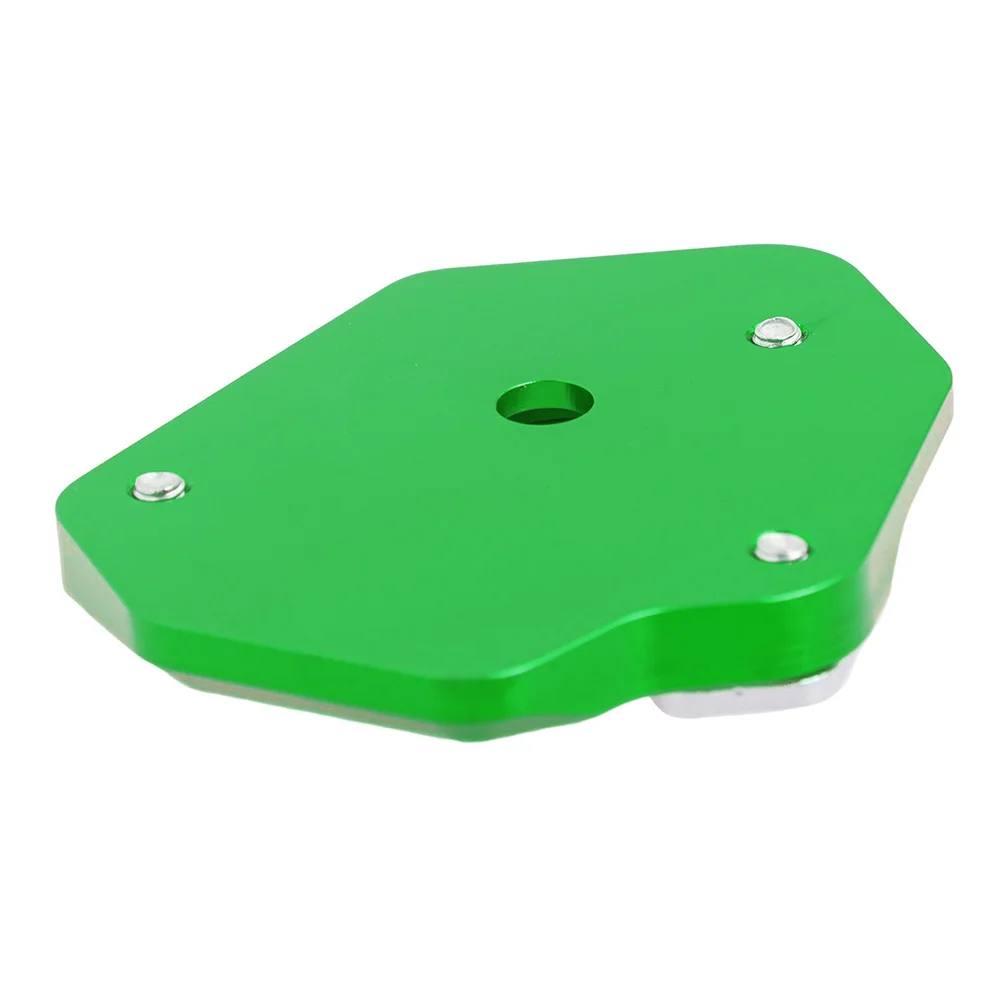Aluminum Side Stand Pad Widening Plate Motorcycle Kickstand Enlarger Fit for Kawasaki Z650/Z900 2017-2020