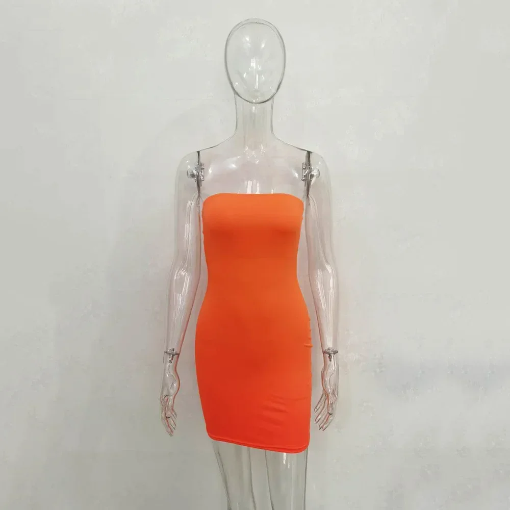 Bangniweigou sukienka bez ramiączek z ramiączkami Bodycon sukienka letnia do klubu na imprezę krótka bandażowa sukienka czarna Sundress elegancka Mini sukienka — zdjęcie 7