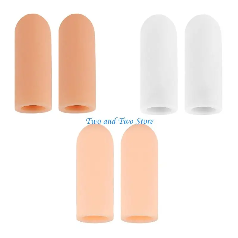 

HX6F 2lots Breathable Reusable Finger Cover Flexible Antislip Grip Finger Protectors