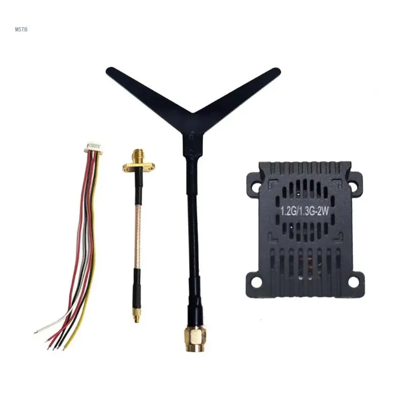 

1.2G/1.3G 2W Video Transmitter 9CH Up to 2000mW Adjustable For Drones Dropship