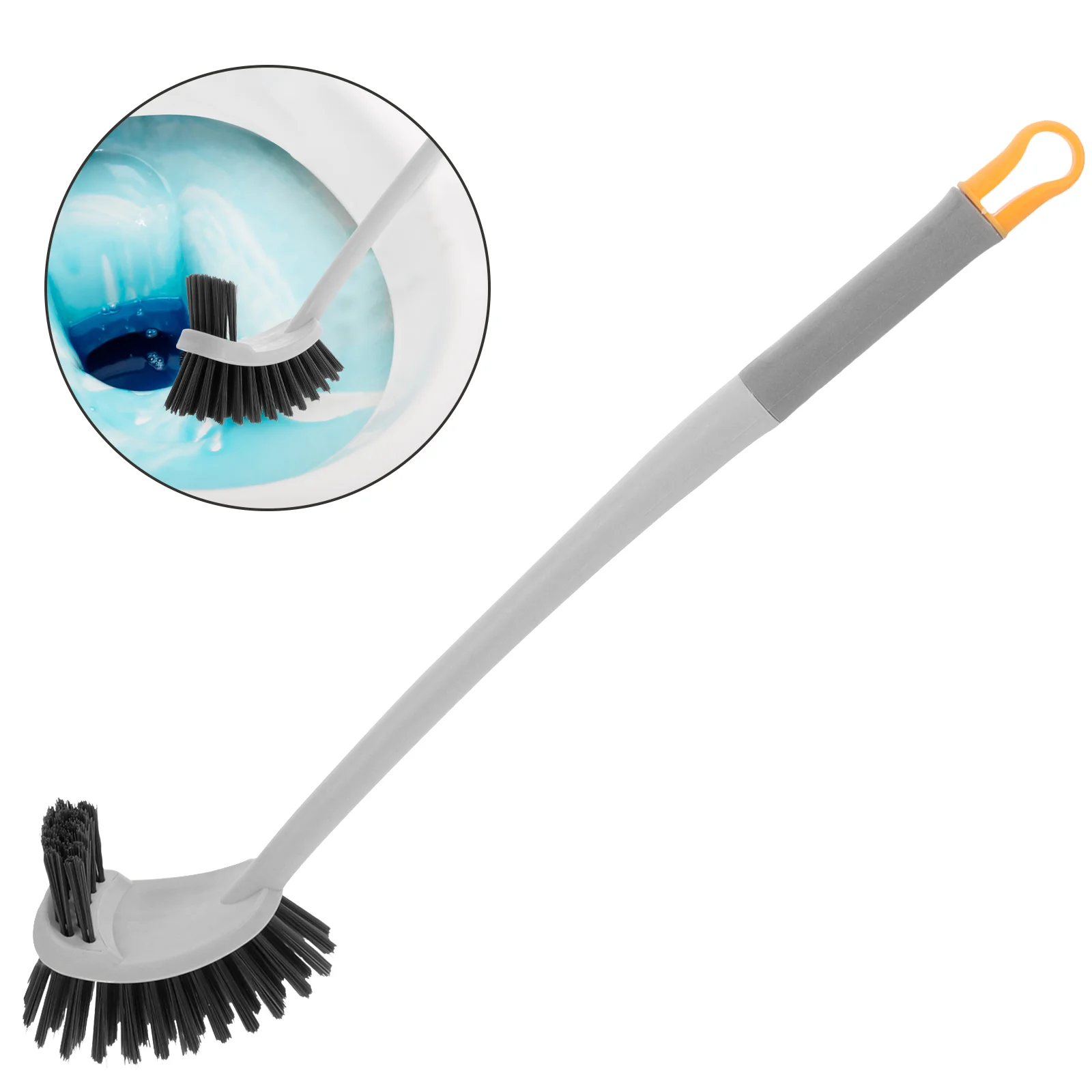 

Toilet Cleaner Brush Household Bowl Bathroom Scrubber with Handle