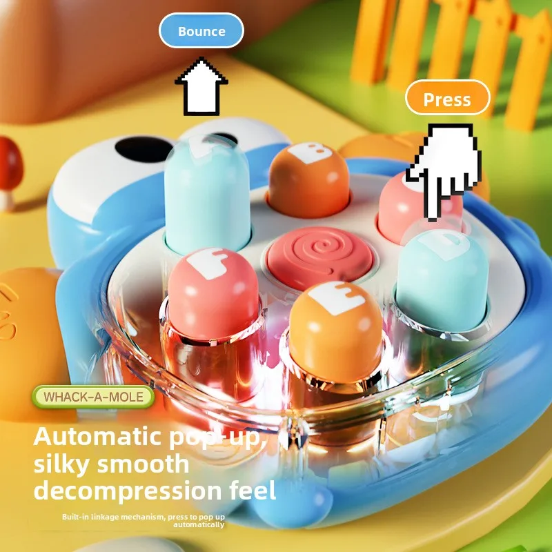 Whack-a-mole Kids Banging Toys Boys Girls Infants and Toddlers Babies Benefit Intelligence Early Education Board Games