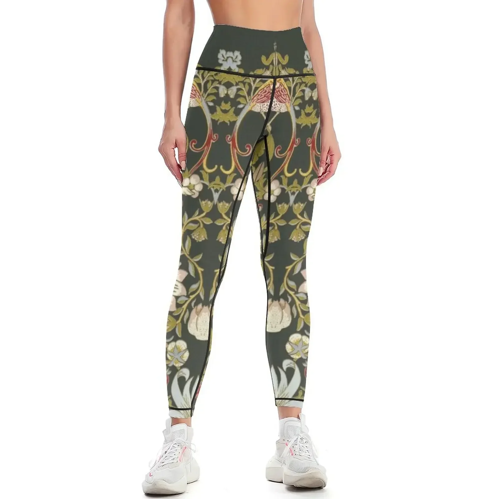 

Whippets and Strawberry Thieves Leggings Clothing fitness exercise clothing for high waist Sweatpants Womens Leggings