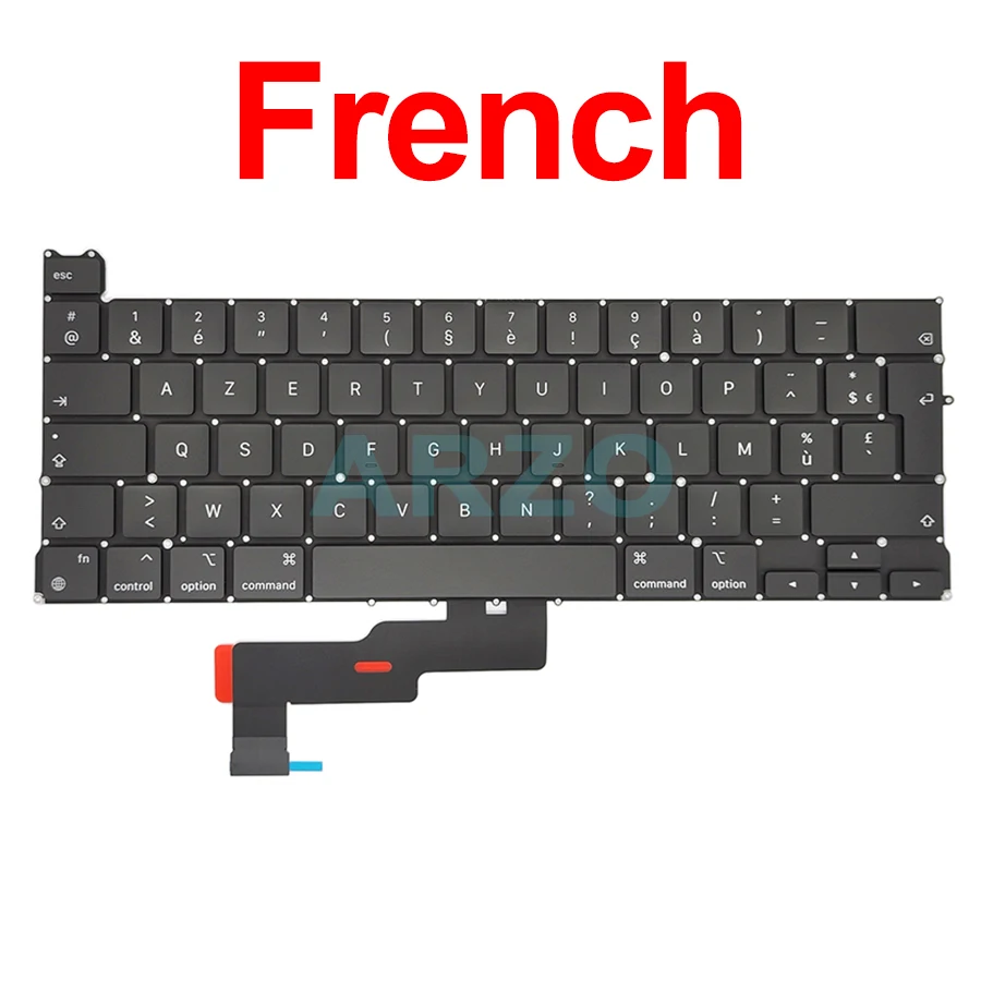 【フランス語キーボード】Macbook Pro 13インチ Amazon.com: XSKN Portuguese Language Keyboard Cover Silicone Skin