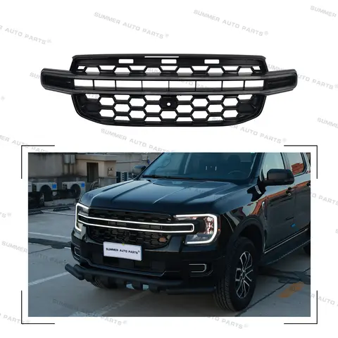 Auto 4X4 Car Accessories Abs Plastic 4X4 Car Front Grille With Led for Ford Ranger T9 Led Grill