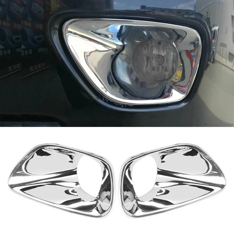 Bumper Fog Light Cover Fog Lamp Cover For Jeep Grand Cherokee 2011-2013 Chrome Fog Lamp Cover