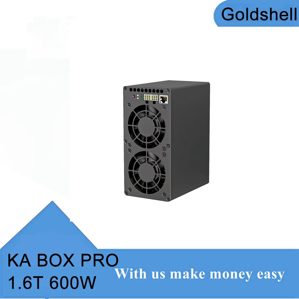 Goldshell KA BOX PRO 채굴 기계, 1.6T 600W, 카스파 채굴기