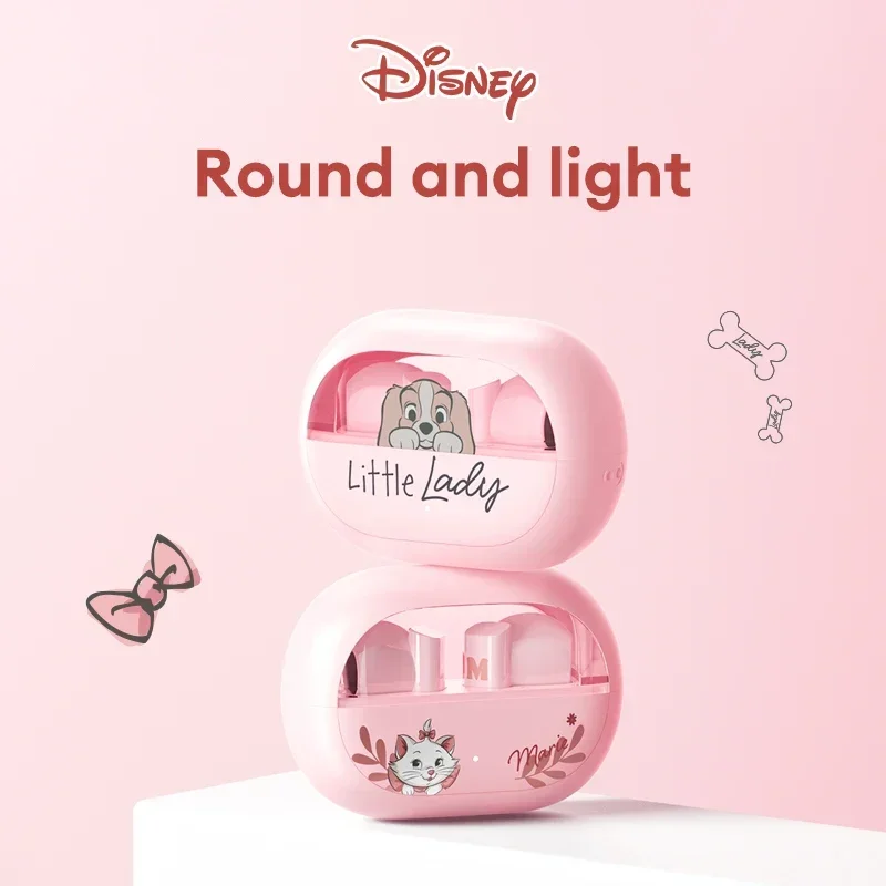 Disney TWS Sans Fil Bluetooth 5.4 Écouteurs Avec Micro HD Appel Faible Latence HiFi Son Stéréo Casque De Jeu Mignon Casque QS-T18