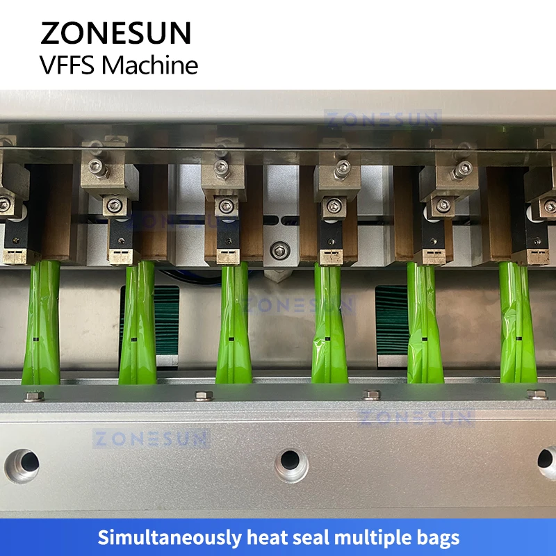 Zonesun-máquina de sellado de bolsas de plástico, selladora de forma Vertical, ZS-FSFM6 de relleno de barrena