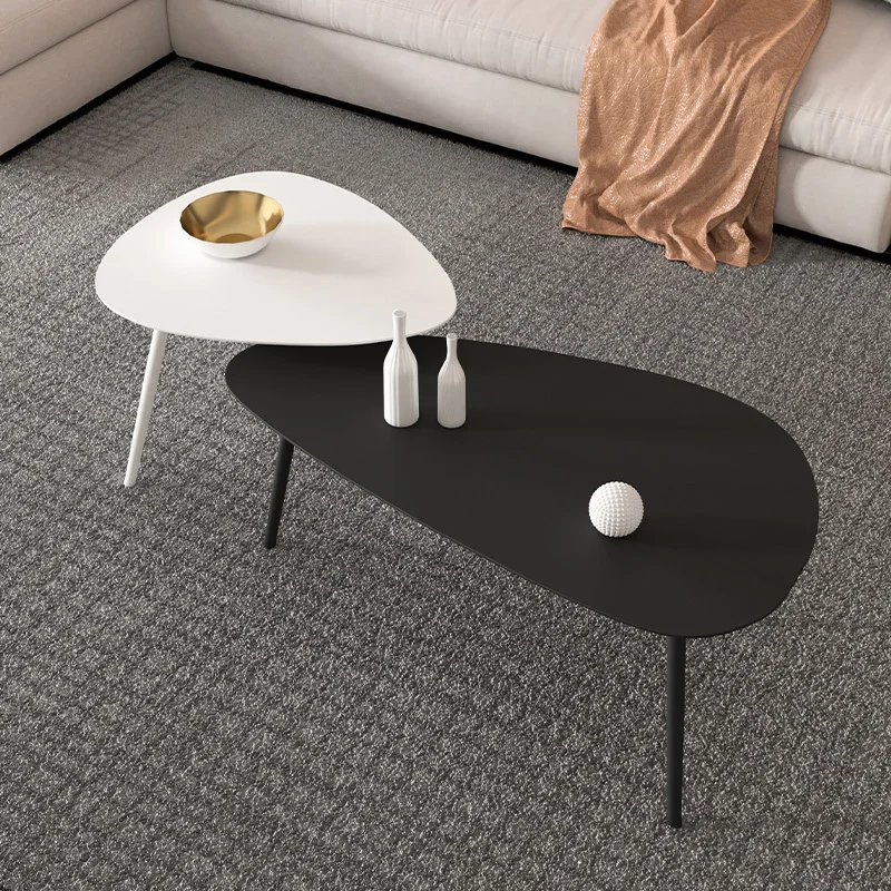 

Modern Luxury Coffee Table Nordic Minimalism Floor Coffee Table Set Originality Space Saving Unique Caffè Tavoli Home Furniture