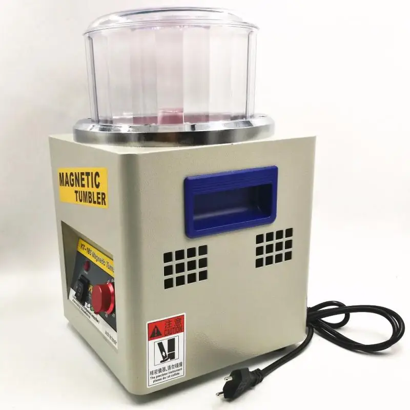 Electric Magnetic Polishing Machine Cleaning Polishing KT-185 Magnetic Deburring Equipment Jewellery Magnetic Polishing Machine