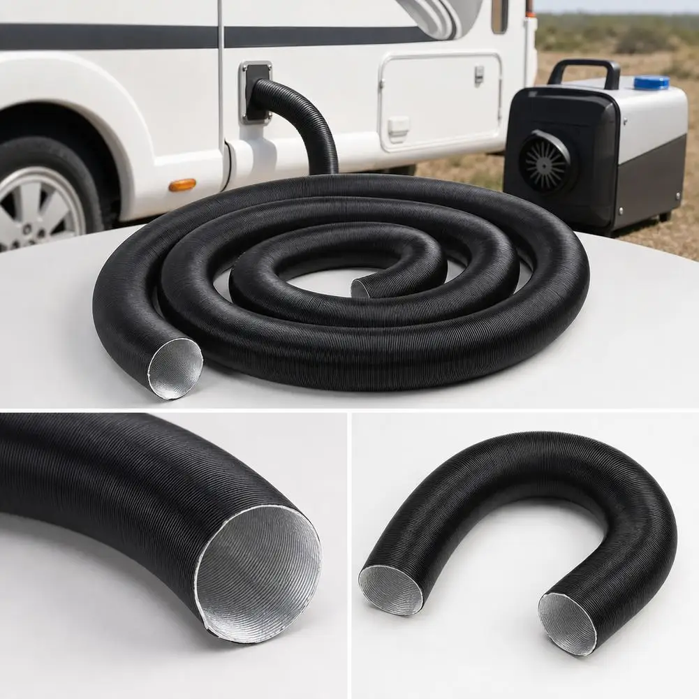 Aluminium Foil Duct Hose 42mm Diameter 300cm Length Flexible Design for Parking Heater